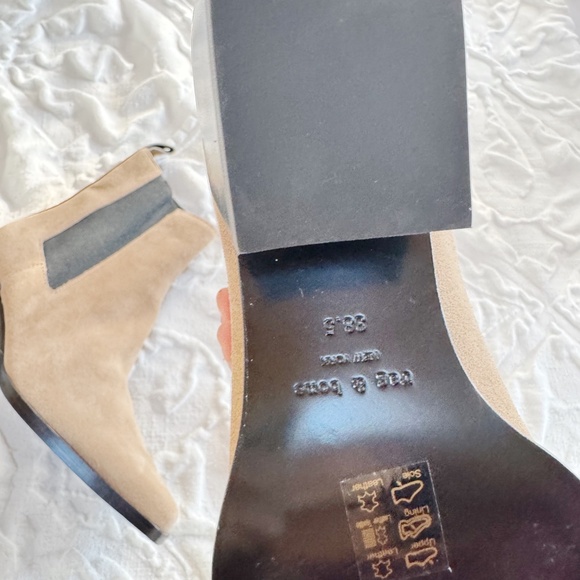 RAG & BONE Joni 50MM Suede Chelsea Boots Size 8.5 New - Picture 8 of 9